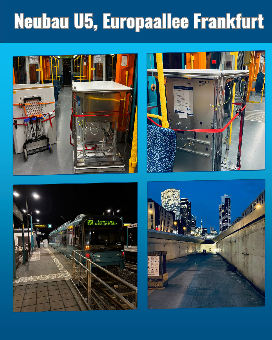 Neubau U5, Europaallee Frankfurt